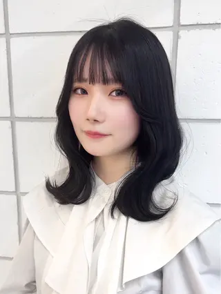 ミディアム 寺田鼓捺/艶髪 /透明感カラーのヘアスタイル