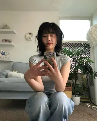 ミディアム YUUKI/ボブ パーマ.ウルフのヘアスタイル