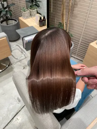 ロング 髪質改善＆美髪矯正 専門美容師:植原瑞樹のヘアスタイル