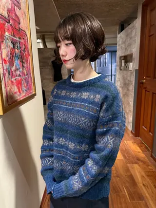 ショート カラー パーマ mai / linoah˚✧のヘアスタイル