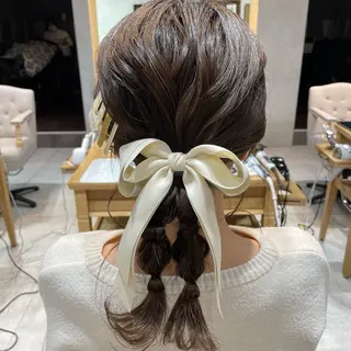 ヘアアレンジ 佐々木 悠莉のヘアスタイル