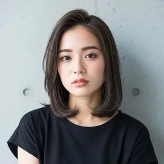 ミディアム PLUG hairdesignのヘアスタイル