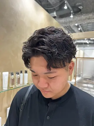 パーマ メンズ メンズ特化美容師👾 チカのヘアスタイル