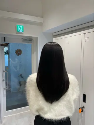 ロング カラー BRIGHT所属・🤍恵比寿/透明感/ 小顔カット🤍アズサのヘアスタイル