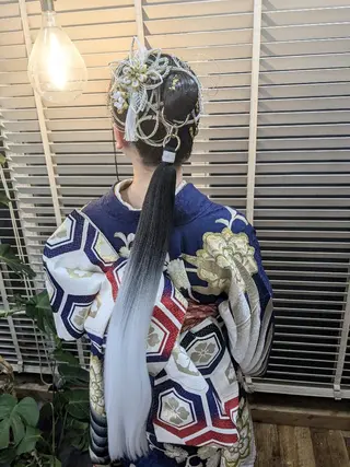 ヘアアレンジ bright所属・miku ヘアセット/着付けのヘアスタイル