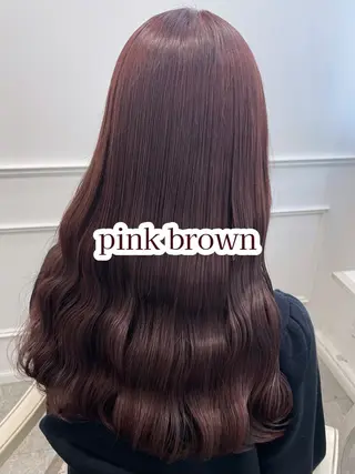 ロング カラー ガーリーカラー🩷 ユウ🍓💞のヘアスタイル