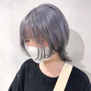 ショート カラー デザインカラー/パー マ🦖外岡咲希🦖のヘアスタイル