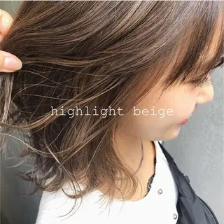 ミディアム カラー 🤎ベージュカラー 🐶メンズパーマのヘアスタイル