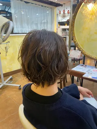 パーマ アトリエcoco*anne所属・山田 友香莉のヘアスタイル