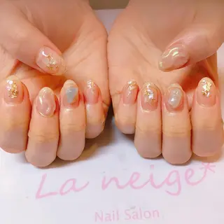 ネイル La neige* yuki 🥯🍑のネイルデザイン