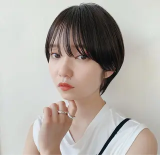ショート 似合わせカット‪// 鶴我万唯華のヘアスタイル