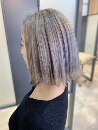 ミディアム カラー SALOWIN神戸三宮East店所属・【透明感、艶髪】西村 有司のヘアスタイル