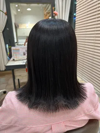 ミディアム 下池 紗加のヘアスタイル