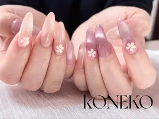 ネイル コネコネイルサロン モデル用のネイルデザイン