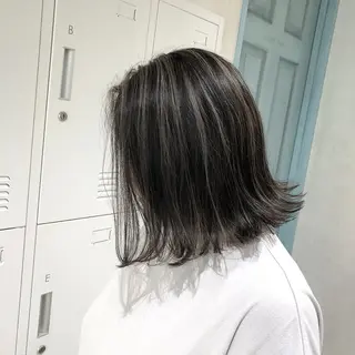 ミディアム カラー デザインカラー🎨 下北沢 / 磯部のヘアスタイル