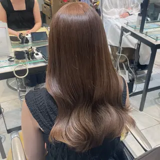 ロング カラー 🩶赤み消しカラー 🐈‍⬛荻野美思🐾のヘアスタイル