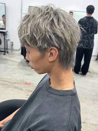 ショート カラー メンズ Pia/KIRIA /福岡美容室のヘアスタイル