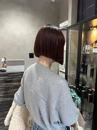 ミディアム カラー room肥後橋所属・room ヨネヤマのヘアスタイル