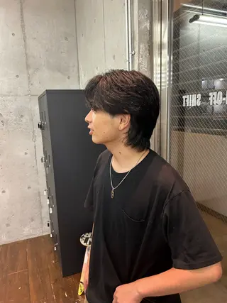 ミディアム メンズ stimulus所属・stimulus/ HAYATOのヘアスタイル