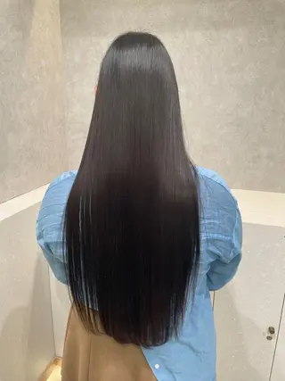 ロング 《ブリーチ/赤み消し /髪質改善》若松良樹のヘアスタイル