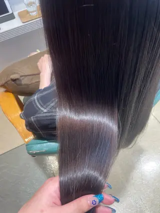 ロング カラー 透明感カラー/ くびれヘア/ユウユのヘアスタイル