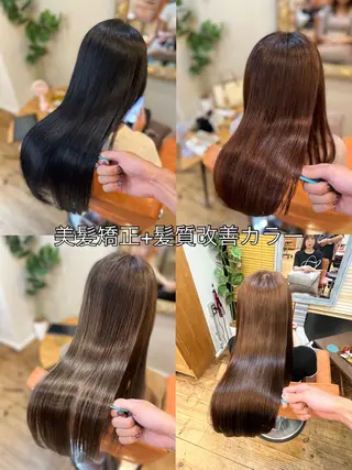 ロング ⚪️髪質改善 縮毛 店長 コウ⚪️のヘアスタイル