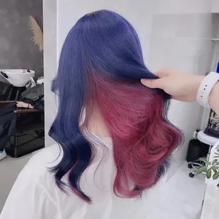 ロング カラー ヘアアレンジ メンズ SALOWIN所属・ハイトーン美容師 MASATOのヘアスタイル