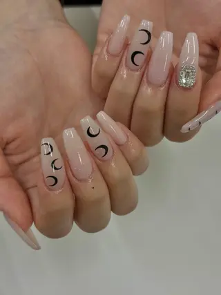 ネイル Ogawa/持ち込み 長さだしパラジェルのネイルデザイン