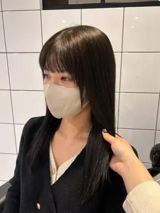 ロング カラー 表参道♡暗髪^ྀི 艶カラー♡アユミのヘアスタイル