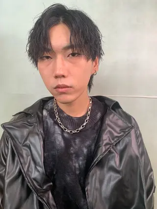 ショート パーマ メンズ イーストハムネオ高木 亮人🌿のヘアスタイル