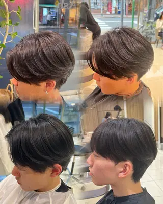 パーマ メンズ SENA 再現性 パーマと縮毛矯正のヘアスタイル