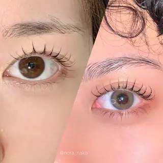 マツエク・マツパ NORAアイラッシュ 🩵NANAKOのマツエク・マツパデザイン