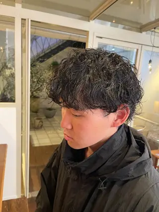 パーマ メンズ メイクス表参道所属・ショート/ボブ 矢野湧也のヘアスタイル