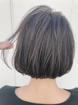 ショート カラー ノグチ ユウキ/ボブのヘアスタイル