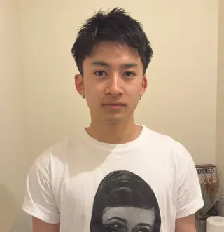 ショート メンズ RikO *. レイヤースタイルのヘアスタイル