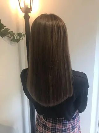 セミロング レイヤー/韓国❣️ 髪質改善/e_kiのヘアスタイル