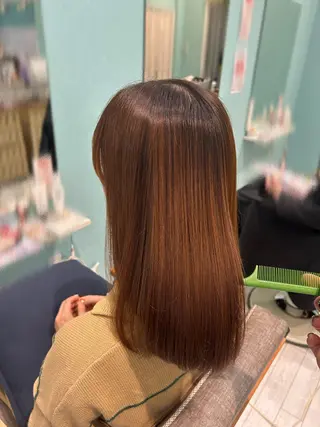 ミディアム 伊東 茉凜のヘアスタイル