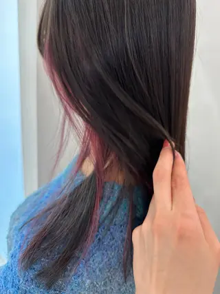 セミロング カラー レイヤー/ナチュラル 💐nao.のヘアスタイル