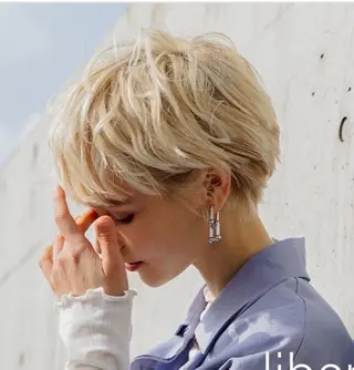 ショート ミニボブ/カット モデル/渋谷/ 宍戸のヘアスタイル