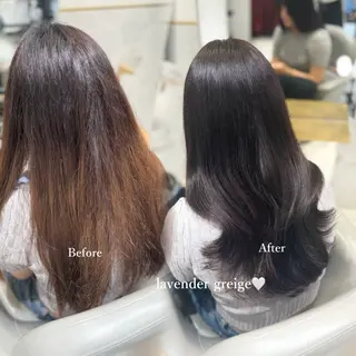 ロング カラー costes 今井芽依のヘアスタイル