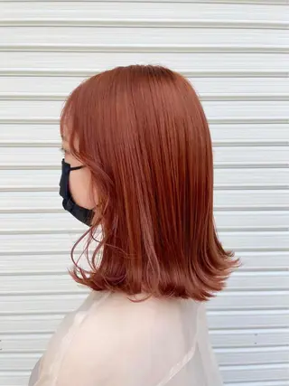 ミディアム カラー ザクザクレイヤー 🍀/ブリーチ/小田のヘアスタイル