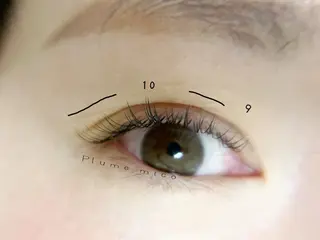 マツエク・マツパ Plume micoのマツエク・マツパデザイン