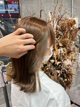 ミディアム カラー 🌞レイヤー×カラー 前川那津美🌞のヘアスタイル