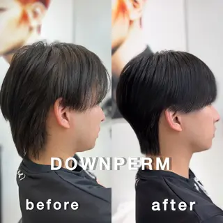 ショート メンズ 【メンズ特化✨】 縮毛矯正/千原涼麻のヘアスタイル