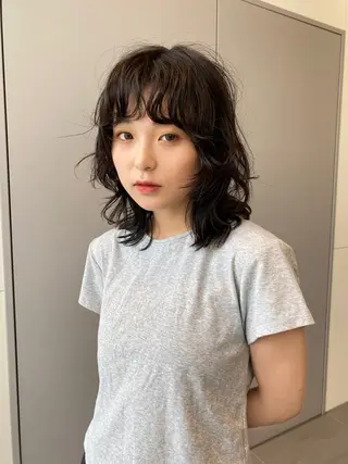 パーマ 高発色ブリーチ/ ハイレイヤー🪽aiのヘアスタイル