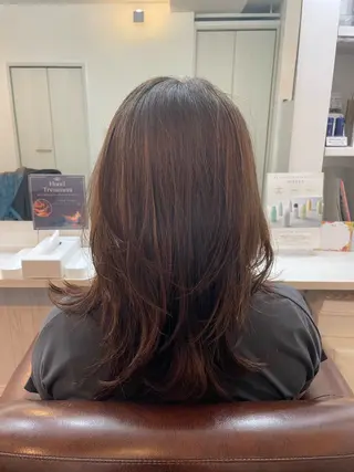 セミロング 🌈elua yukaのヘアスタイル