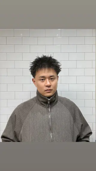 ショート メンズ シフト今泉所属・パーマ・カラー特化/ メンズ美容師米田幸平のヘアスタイル