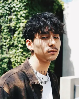 パーマ 原宿波巻きスパイラル パーマTOSHIのヘアスタイル