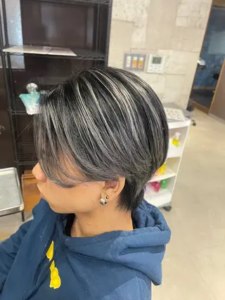 ミディアム カラー メンズ メンズ特化美容師 大貫友也のヘアスタイル