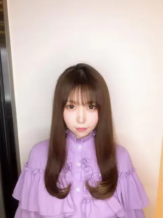 セミロング 韓国ヘア🇰🇷髪質 改善たけるのヘアスタイル